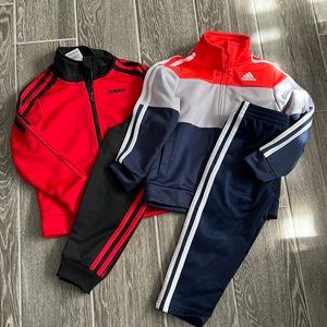 2- Adidas Toddler Track Suit 3t & Nike jacket